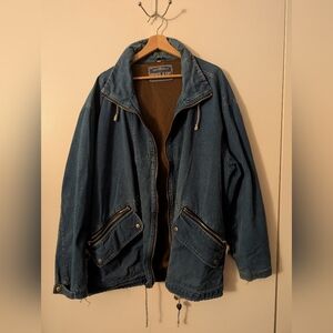 Vintage 90s Driver Jeans Blue Denim Jacket